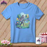 MyDesigns Physical Item S / Carolina Blue Big Foot Through the Tulips ~ Relaxed Fit Tee