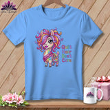 MyDesigns Physical Item S / Carolina Blue Big Stitches Big Heart ~ Relaxed Fit Tee