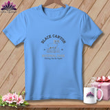 MyDesigns Physical Item S / Carolina Blue Black Canyon National Park, Stitchin In Beauty ~ Relaxed Fit Tee