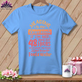 MyDesigns Physical Item S / Carolina Blue Heading to My Craft Room If I'm Not Back in 48 Hours, Don't Alert the Police - Just Bring Food and Water ~ Relaxed Fit Tee