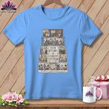 MyDesigns Physical Item S / Carolina Blue Her Story In Every Stitch ~ 250 Years of American Women Creating ~ Relaxed Fit Tee