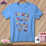 MyDesigns Physical Item S / Carolina Blue In My Quilt Lady Era ~ Relaxed Fit Tee