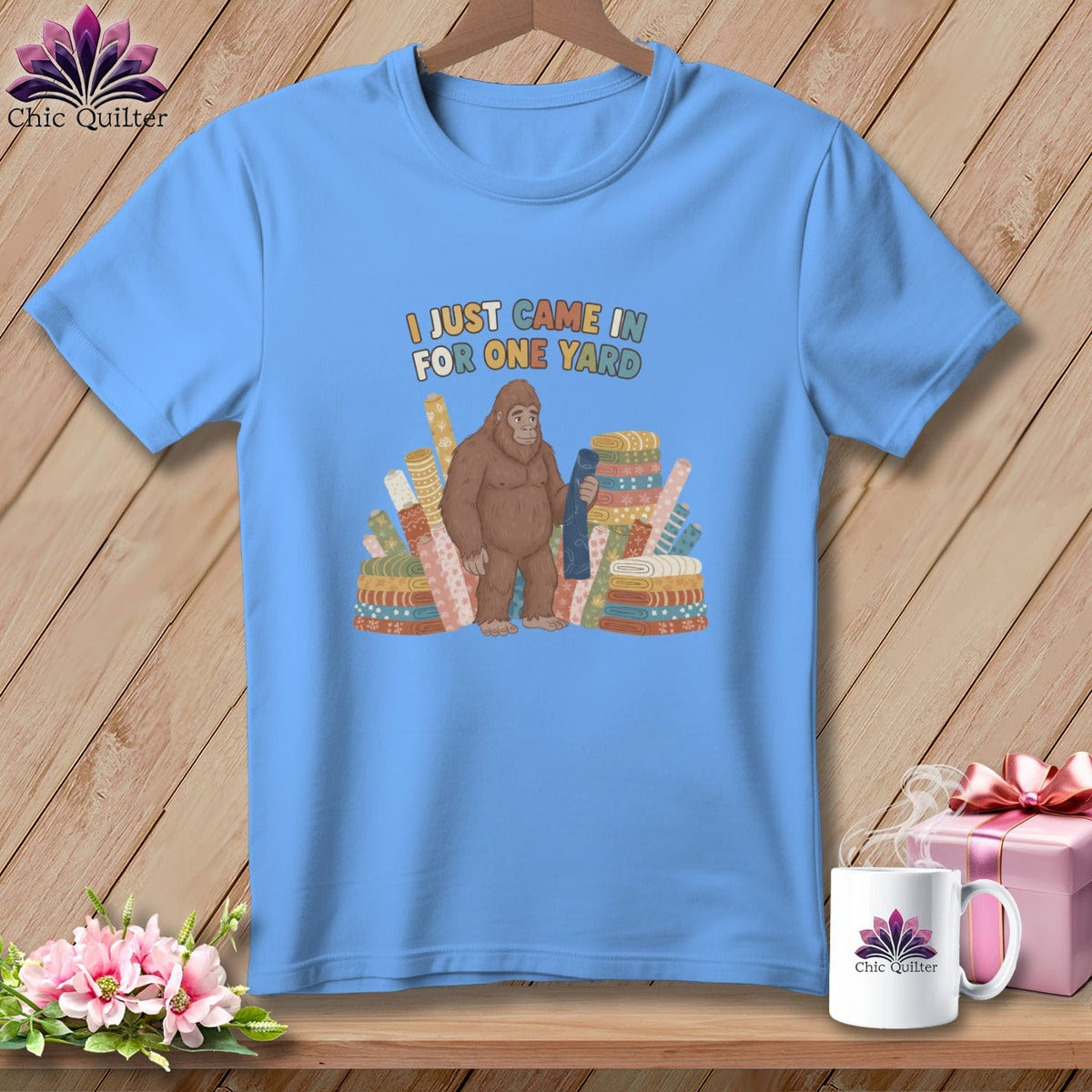 MyDesigns Physical Item S / Carolina Blue Just One Yard ~ Relaxed Fit Tee