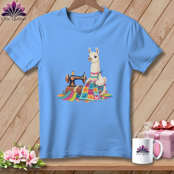 MyDesigns Physical Item S / Carolina Blue LaMama is Stitching - Back Off! ~ Relaxed Fit Tee