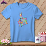 MyDesigns Physical Item S / Carolina Blue No Drama Just Quilt ~ Relaxed Fit Tee