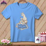MyDesigns Physical Item S / Carolina Blue No Drama Llama ~ Relaxed Fit Tee
