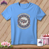 MyDesigns Physical Item S / Carolina Blue Patchwork Nation 250 Years of American Quilting ~ Relaxed Fit Tee