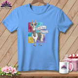 MyDesigns Physical Item S / Carolina Blue Patchwork Royalty ~ Relaxed Fit Tee