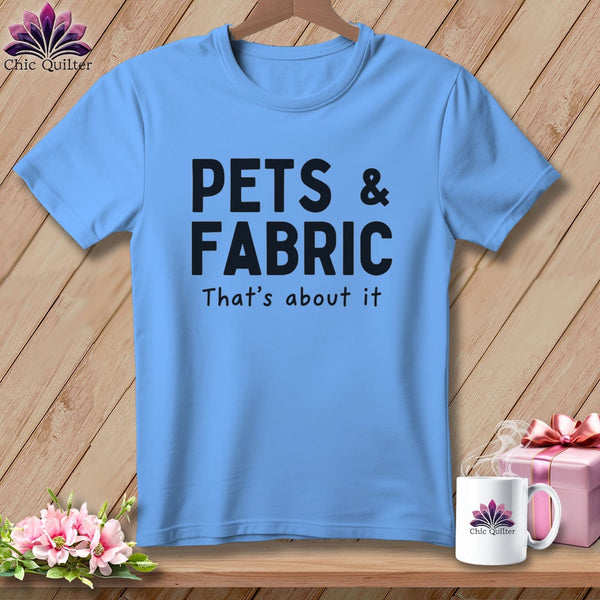 MyDesigns Physical Item S / Carolina Blue Pets & Fabric ~ That’s About It ~ Relaxed Fit Tee