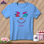 MyDesigns Physical Item S / Carolina Blue Psychedelic Face - Resting Stitch Face ~ Relaxed Fit Tee