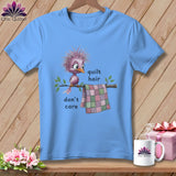 MyDesigns Physical Item S / Carolina Blue Quilt Hair Don’t Care ~ Pip Patchlet ~ Relaxed Fit Tee