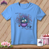 MyDesigns Physical Item S / Carolina Blue Quilt Hair Don’t Care ~ Velma Nightwing ~ Relaxed Fit Tee