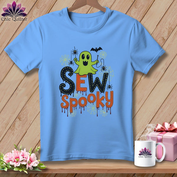 MyDesigns Physical Item S / Carolina Blue Sew Spooky ~ Relaxed Fit Tee