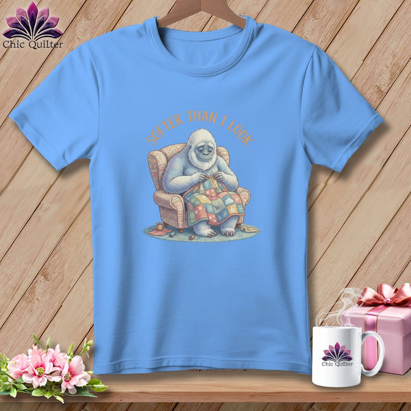 MyDesigns Physical Item S / Carolina Blue Softer Than I Look ~ Relaxed Fit Tee