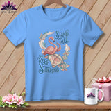 MyDesigns Physical Item S / Carolina Blue Stand Tall And Quilt ~ Relaxed Fit Tee