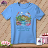 MyDesigns Physical Item S / Carolina Blue Stitchin' in American Samoa National Park ~ Relaxed Fit Tee