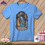MyDesigns Physical Item S / Carolina Blue Stitchin' in Carlsbad Canyon National Park ~ Relaxed Fit Tee
