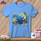 MyDesigns Physical Item S / Carolina Blue Stitchin' in Channel Islands National Park ~ Relaxed Fit Tee