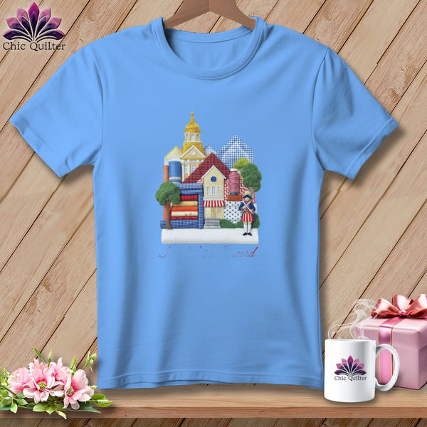 MyDesigns Physical Item S / Carolina Blue Stitchin' in Concord ~ Relaxed Fit Tee
