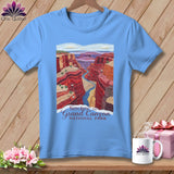 MyDesigns Physical Item S / Carolina Blue Stitchin' in Grand Canyon National Park ~ Relaxed Fit Tee