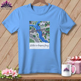 MyDesigns Physical Item S / Carolina Blue Stitchin' in Harpers Ferry ~ Relaxed Fit Tee