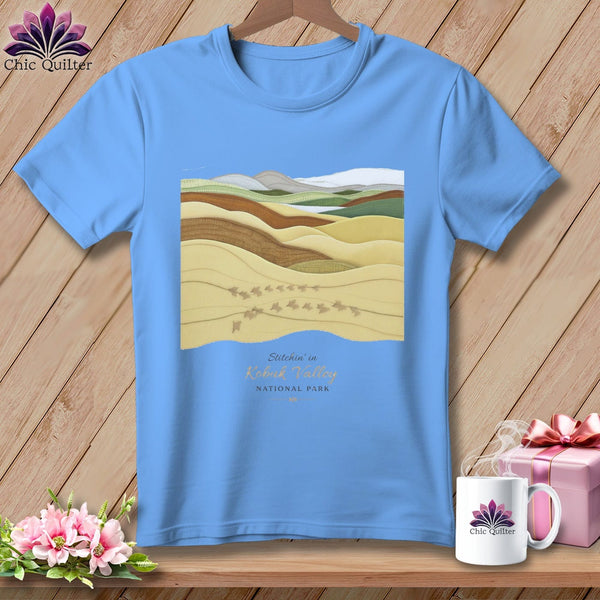 MyDesigns Physical Item S / Carolina Blue Stitchin' in Kobuk Valley National Park ~ Relaxed Fit Tee