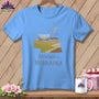MyDesigns Physical Item S / Carolina Blue Stitchin' in Nebraska ~ Relaxed Fit Tee