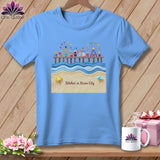 MyDesigns Physical Item S / Carolina Blue Stitchin' in Ocean City ~ Relaxed Fit Tee