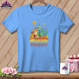 MyDesigns Physical Item S / Carolina Blue Stitchin' in Phoenix ~ Relaxed Fit Tee