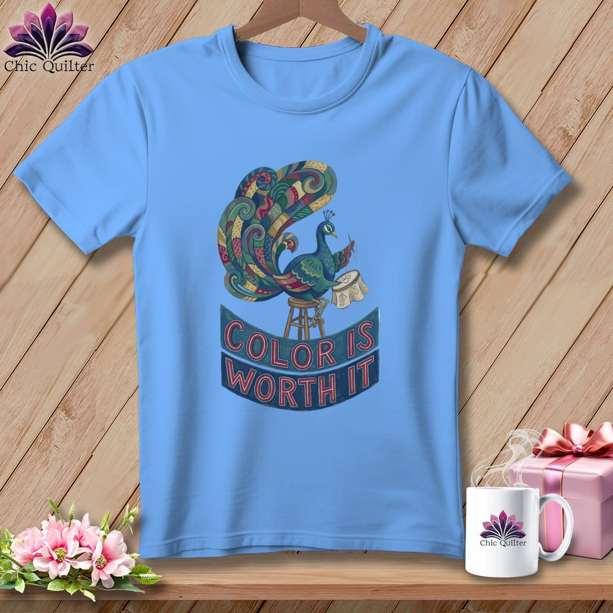 MyDesigns Physical Item S / Carolina Blue The ShowOff ~ Relaxed Fit Tee