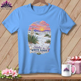 MyDesigns Physical Item S / Carolina Blue White Sands National Park, Stitchin in ~ Relaxed Fit Tee