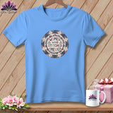 MyDesigns Physical Item S / Carolina Blue Women Who Stitched America Celebrating 250 Years Quilter ~ Relaxed Fit Tee