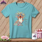 MyDesigns Physical Item S / Chalky Mint Quilt Hair Don’t Care ~ Chaos Finch ~ Premium Tee