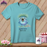 MyDesigns Physical Item S / Chalky Mint Quilt Hair Don’t Care ~ Frizzle Mae ~ Premium Tee