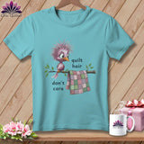 MyDesigns Physical Item S / Chalky Mint Quilt Hair Don’t Care ~ Pip Patchlet ~ Premium Tee