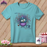 MyDesigns Physical Item S / Chalky Mint Quilt Hair Don’t Care ~ Velma Nightwing ~ Premium Tee