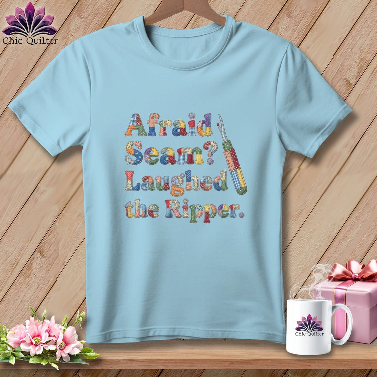 MyDesigns Physical Item S / Chambray Afraid Seam? Laughed the Ripper. ~ Premium Tee