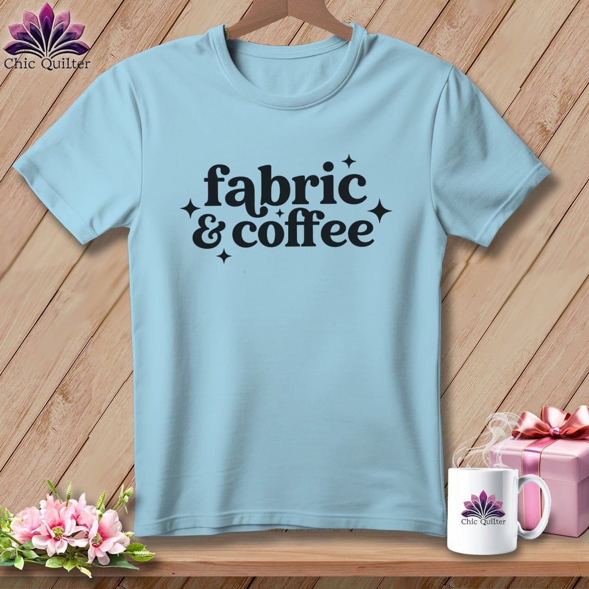 MyDesigns Physical Item S / Chambray Fabric & Coffee ~ Premium Tee