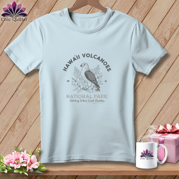 MyDesigns Physical Item S / Chambray Hawaii Volcanoes National Park, Stitchin In Beauty ~ Premium Tee