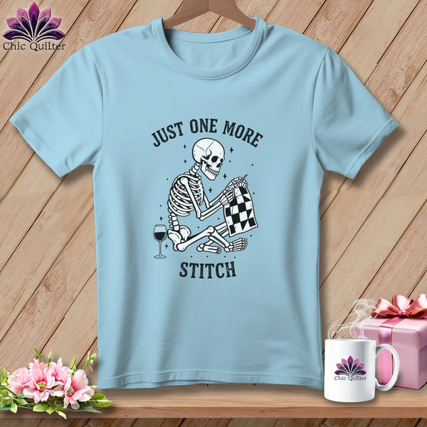 MyDesigns Physical Item S / Chambray Just One More Stitch ~ Premium Tee