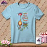 MyDesigns Physical Item S / Chambray QQuilt Hair Don’t Care ~ Noodle Beakman ~ Premium Tee