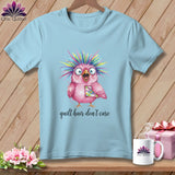 MyDesigns Physical Item S / Chambray Quilt Hair Don’t Care ~ Peaches Plume ~ Premium Tee