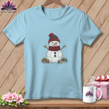 MyDesigns Physical Item S / Chambray The Quilted Snowman ~ Premium Tee