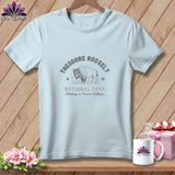 MyDesigns Physical Item S / Chambray Theodore Roosevelt National Park, Stitchin In Beauty ~ Premium Tee