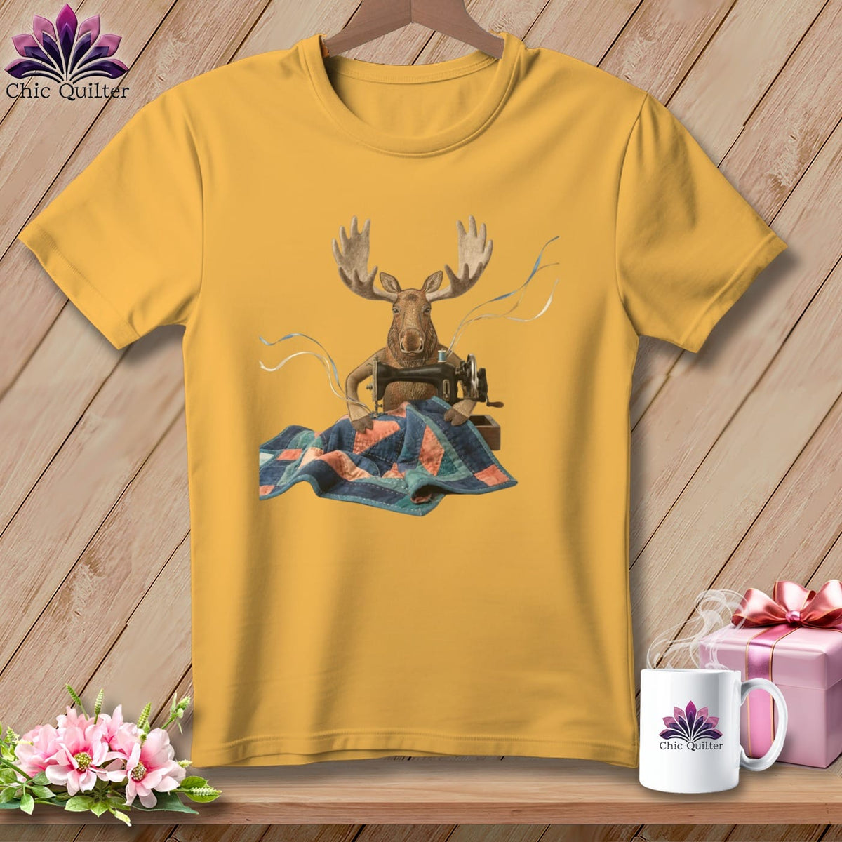 MyDesigns Physical Item S / Citrus Antlers Wide Open ~ Premium Tee