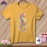 MyDesigns Physical Item S / Citrus Coral Motifs Stitched ~ Premium Tee