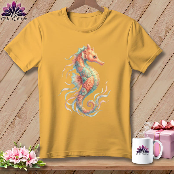 MyDesigns Physical Item S / Citrus Coral Motifs Stitched ~ Premium Tee