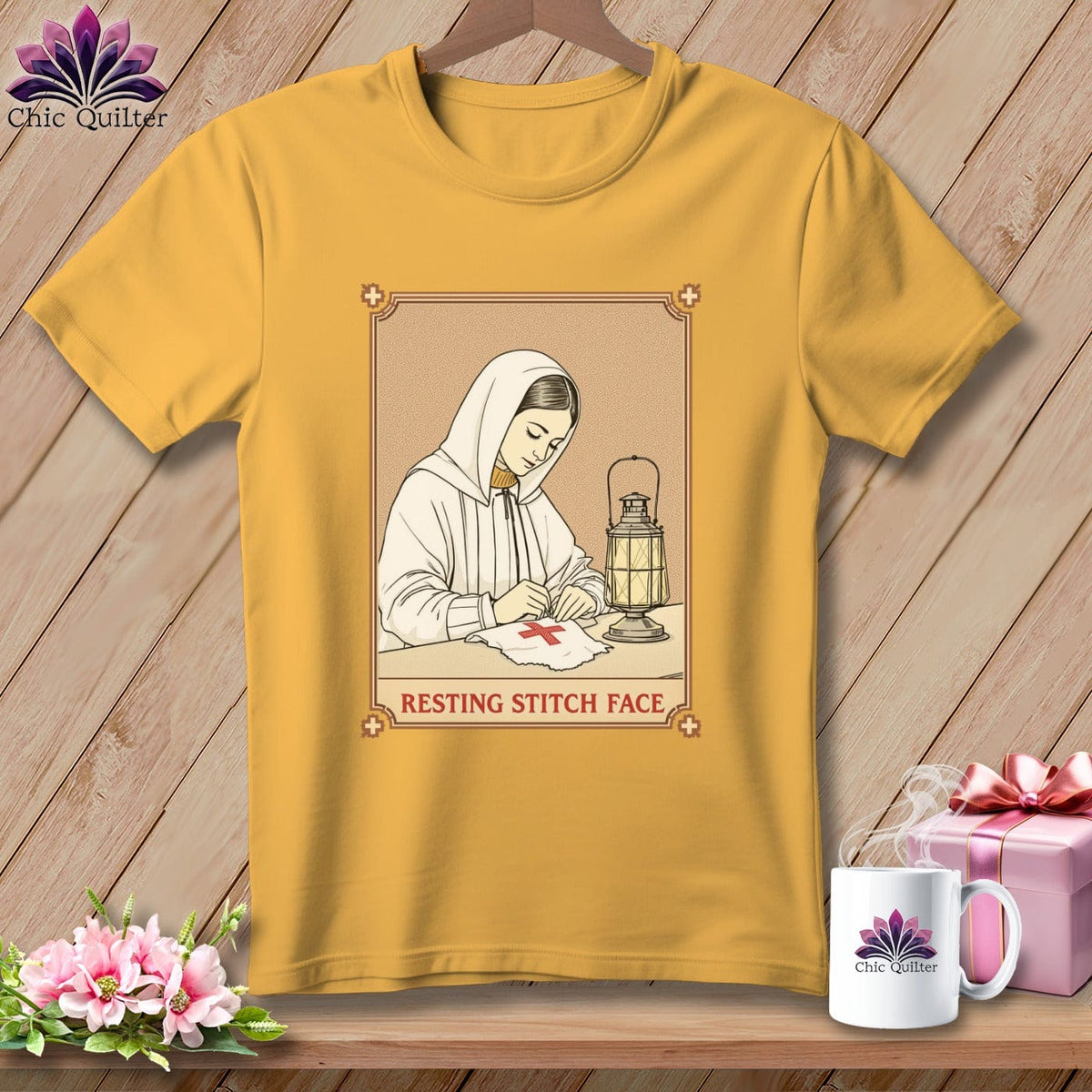 MyDesigns Physical Item S / Citrus Florence Needle-Gale - Resting Stitch Face ~ Premium Tee