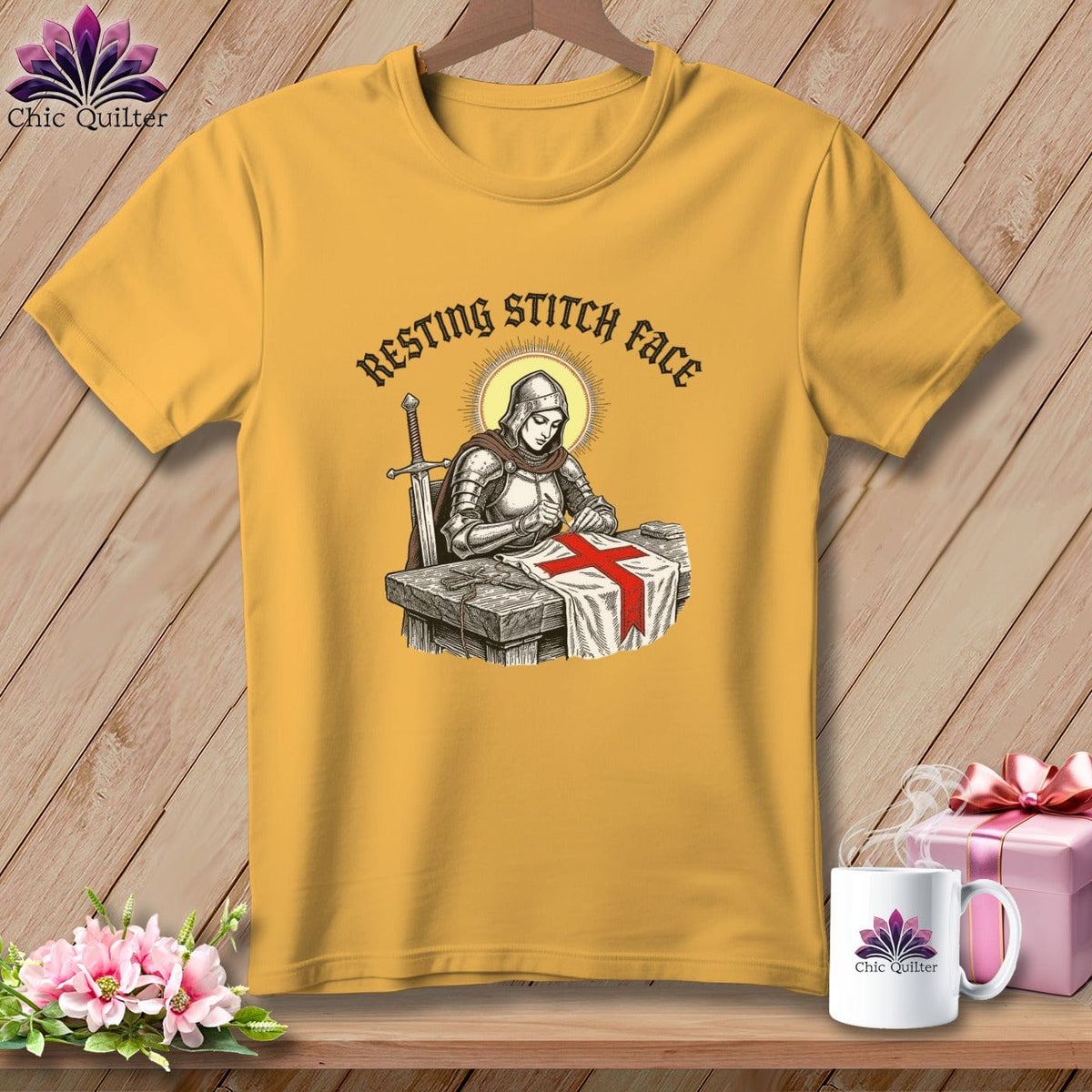 MyDesigns Physical Item S / Citrus Joan of Sew - Resting Stitch Face ~ Premium Tee