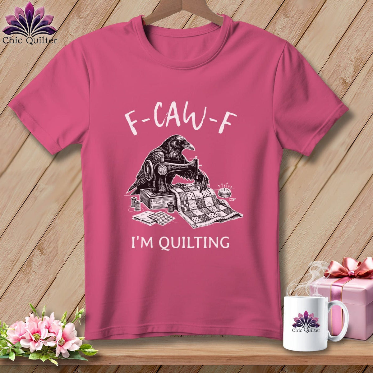 MyDesigns Physical Item S / Crunchberry F ~ CAW ~ F ~ I’m Quilting ~ Premium Tee